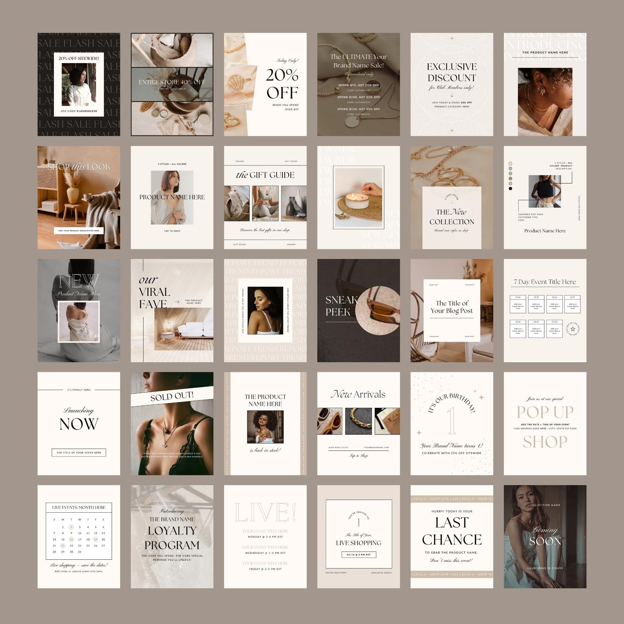 The Essential Ecommerce Shop Template Pack - Aspen Theme — Fourteen ...