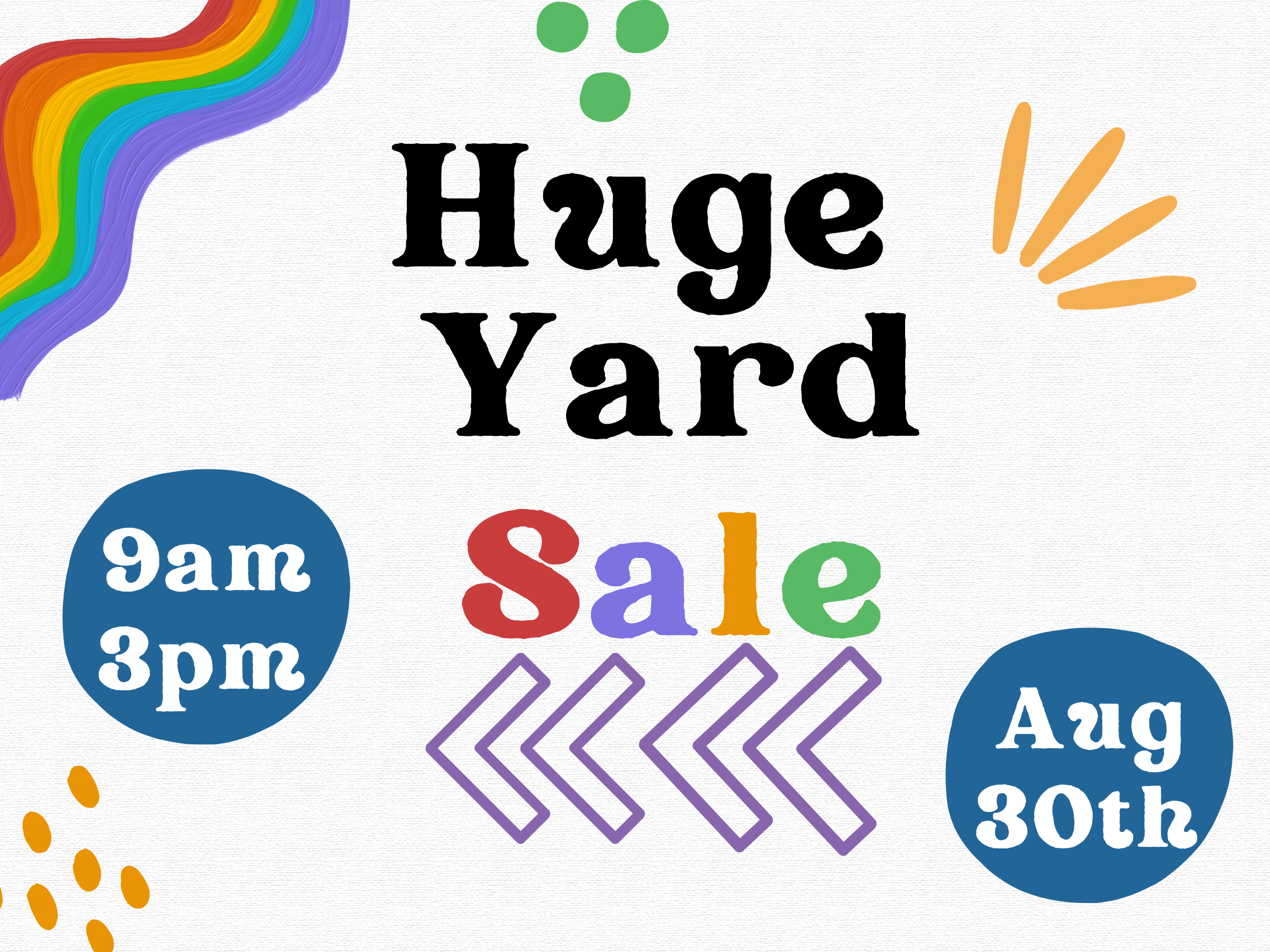 Huge Yard Sale Labor Day Weekend hosted by Drake's Clean Outs