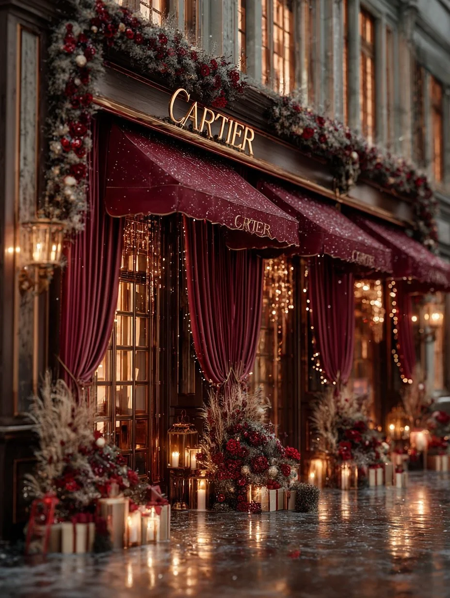 We imagined what a Cartier Christmas would look like &mdash; timeless, refined, and radiant with floral elegance ✨

Rich scarlet blooms, golden accents, and luxurious textures come together to mirror the brand&rsquo;s signature sophistication. Every 
