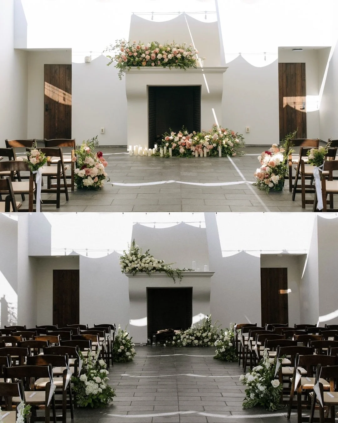 Each venue has its own character &mdash; and floral decor has the power to completely transform its mood!

We&rsquo;ve created a series of collages to show how flowers, colors, and details can reshape a space: from soft romance to modern elegance.

D