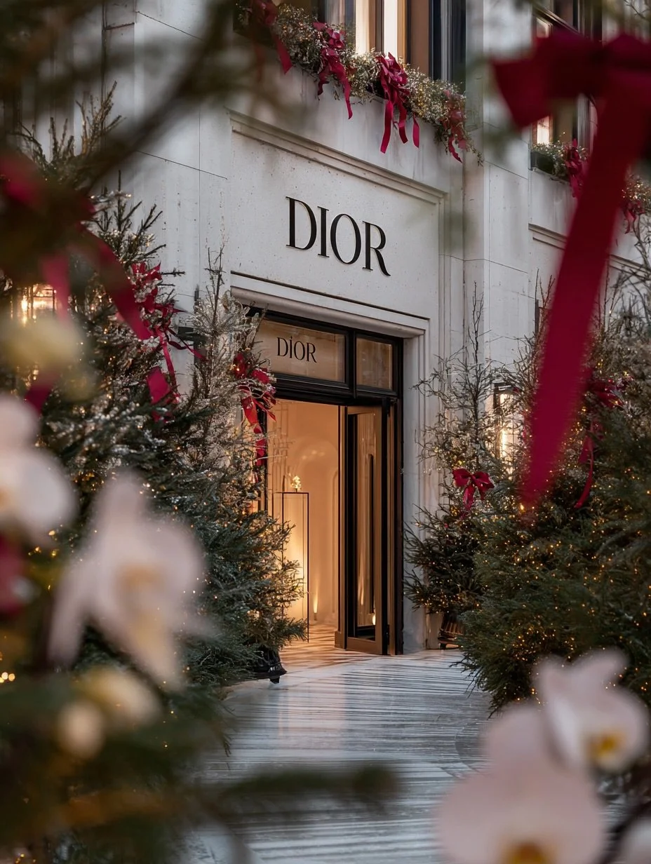 We created a floral vision of Christmas in the spirit of Dior &mdash; elegant, refined, and effortlessly timeless ✨

@dior 

🌐 theflowersvalley.com 
🌸 With love, Flowers Valley
