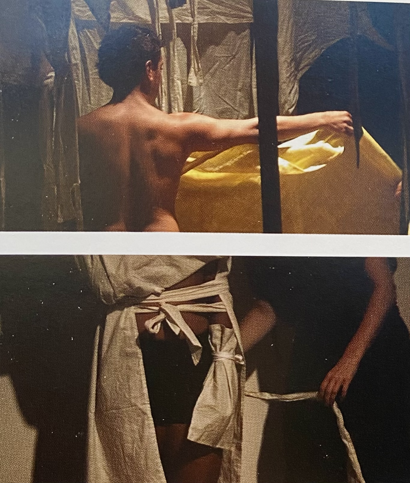 Jim Allen, Contact (Parangole Capes), Auckland City Art Gallery, 1974. Photos: Bryony Dalefield. 