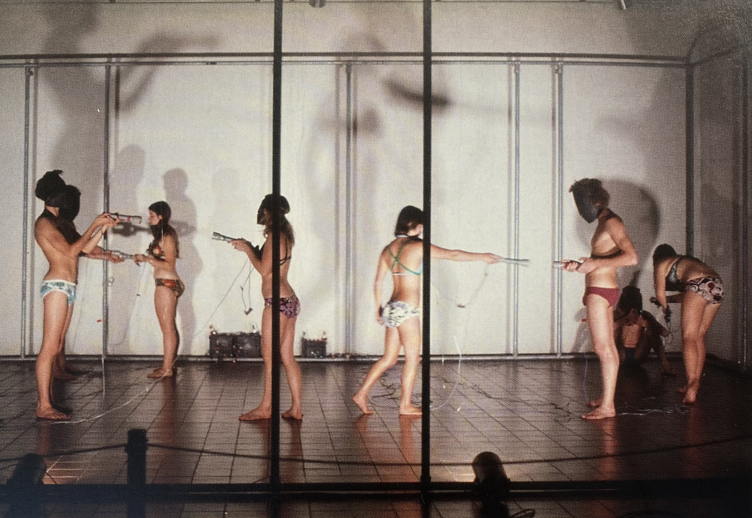 Jim Allen, Contact (Computer Dance), Auckland City Art Gallery, 1974. Photos: Bryony Dalefield. 