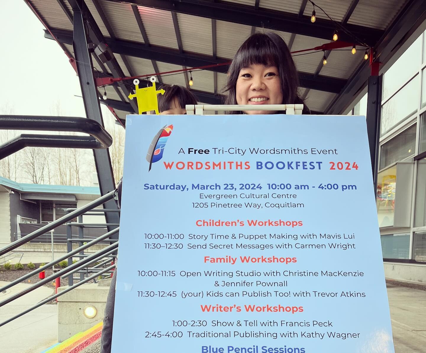 It was a wonderful workshop at Wordsmiths Bookfest 2024! Many thanks to all the lovely families who came and shared their creativity. Thank you @tri.city.wordsmiths for having us, we had a blast! 🩵

@tilburyhousepublishers 
#supportyourlocalbookstor