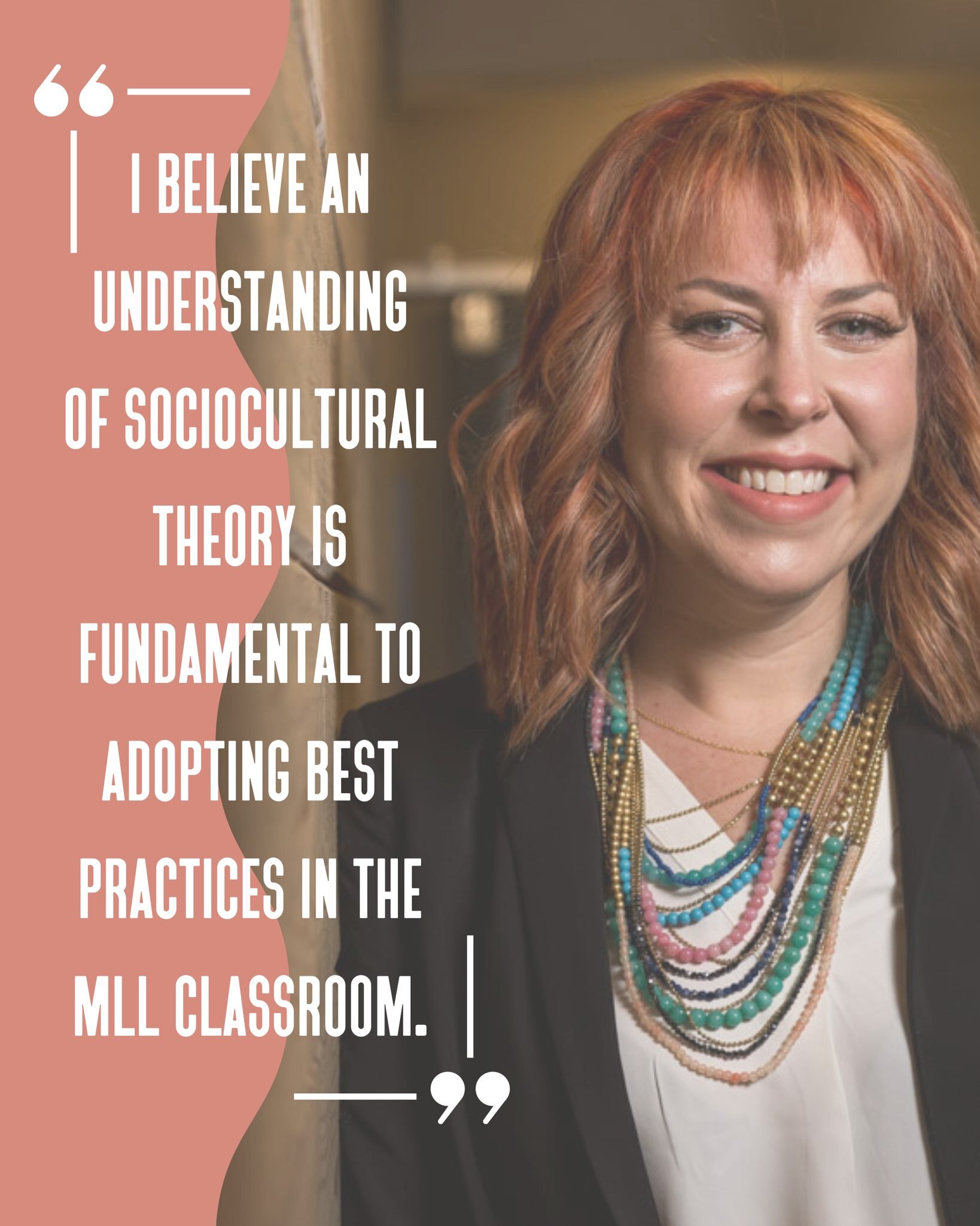Today, I wanted to share a little bit about my teaching philosophy. As many of you know, I firmly believe that an understanding of sociocultural theory (SCT) is absolutely essential for anyone teaching in a multilingual and multicultural classroom.

