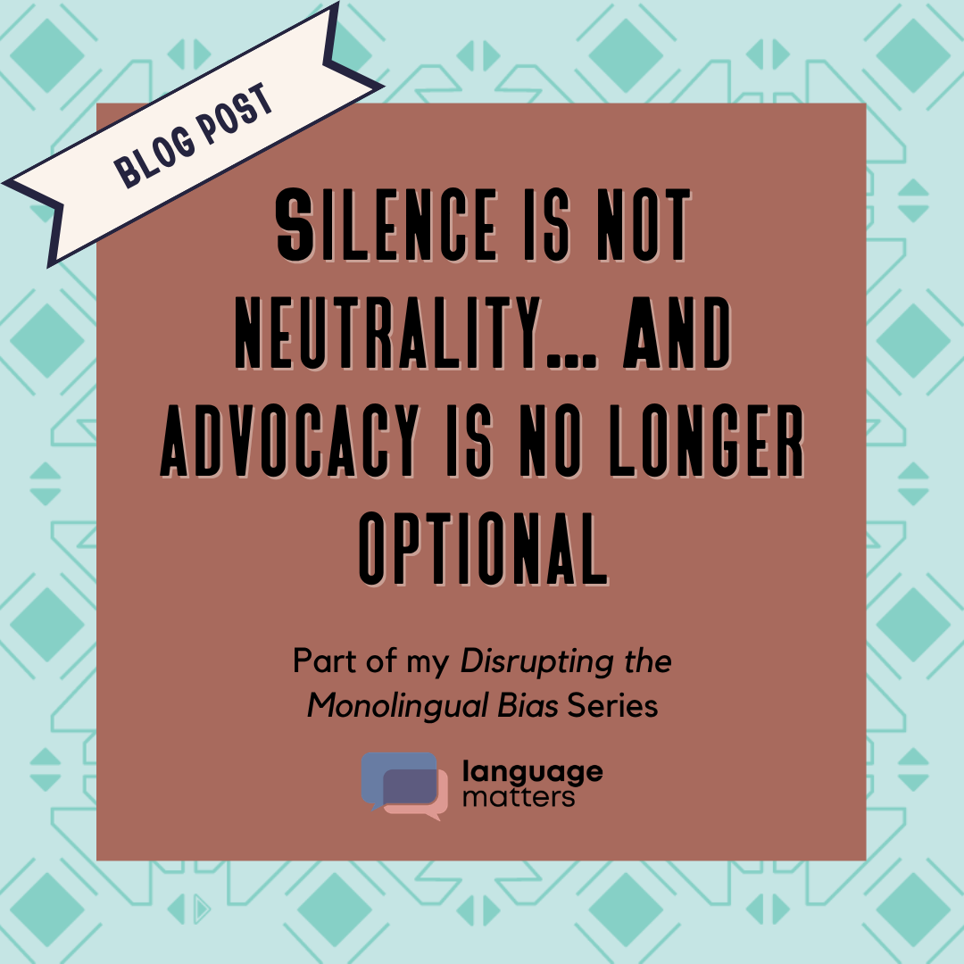 Silence is not neutrality… And advocacy is no longer optional.