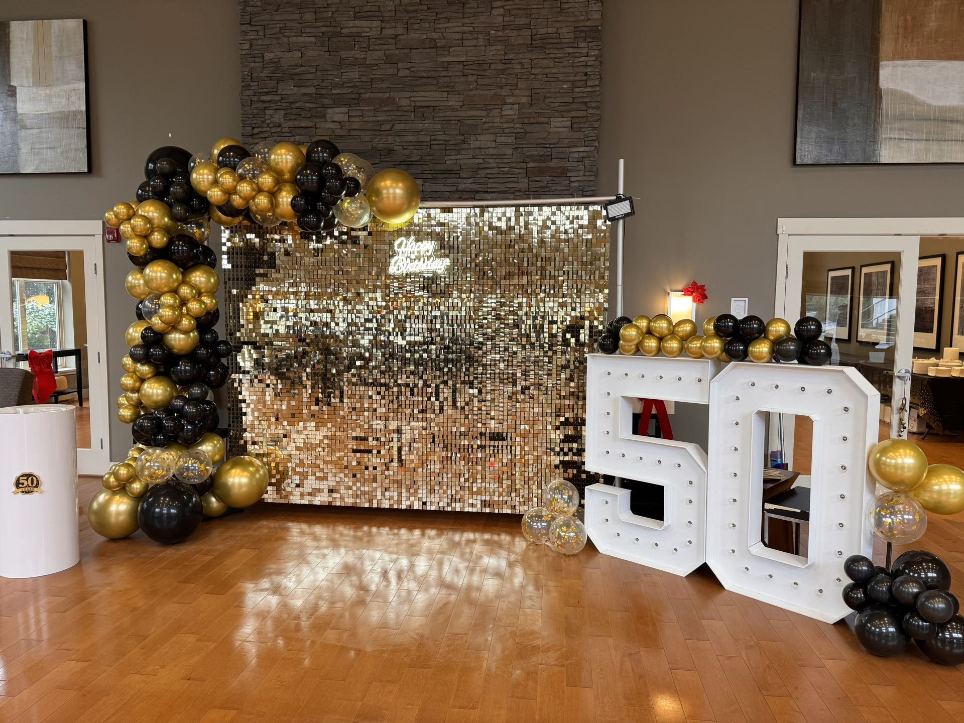 Photobooth 263 - Backdrops Gold Sequins and 50 year sign.jpeg