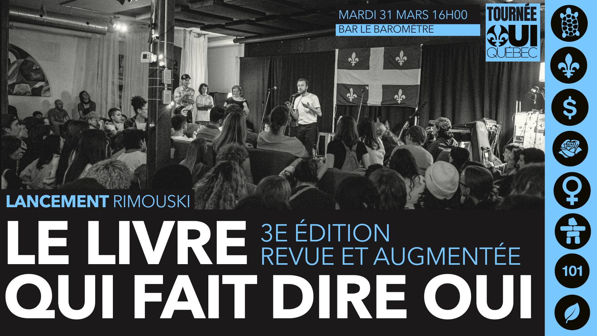 Lancement à Rimouski 