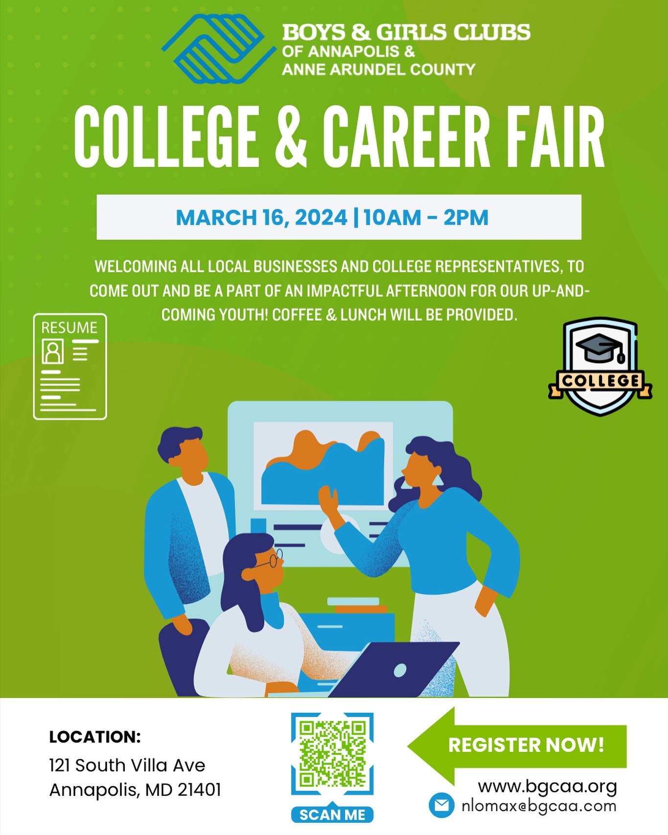 Our office will be closed today but we hope to see you at @bgcaa_ &lsquo;s college fair today! We have lots of events this for you to come out and support EWR and your community. Keep an eye out for details all week and see you soon!