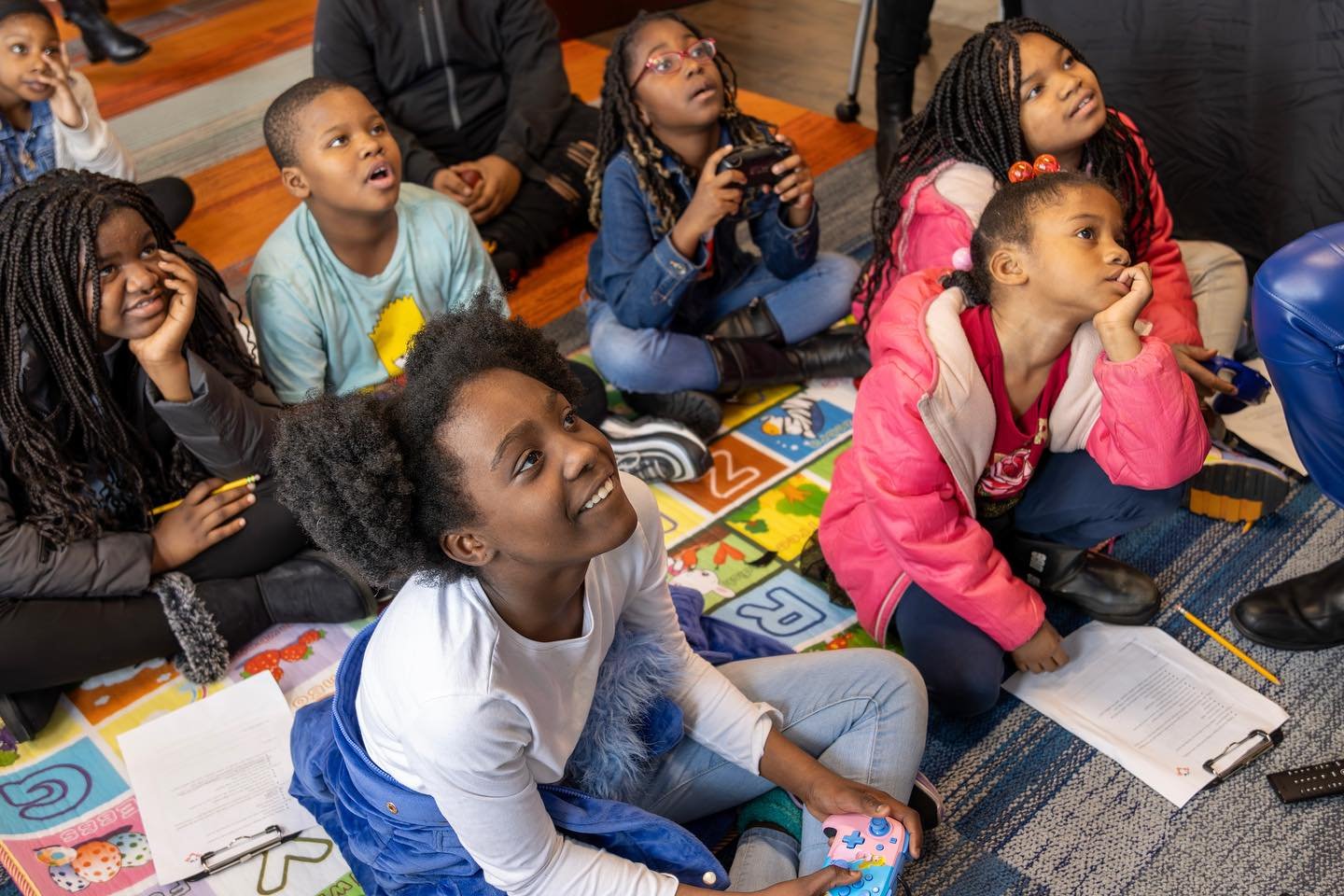 Video games, storytime and sign language! Oh my! We had a time this past weekend! Our first @blackchildrensbookweek Literacy Festival went so well and we can&rsquo;t wait to keep offering fun events for our youth and community. Look at these smiles!