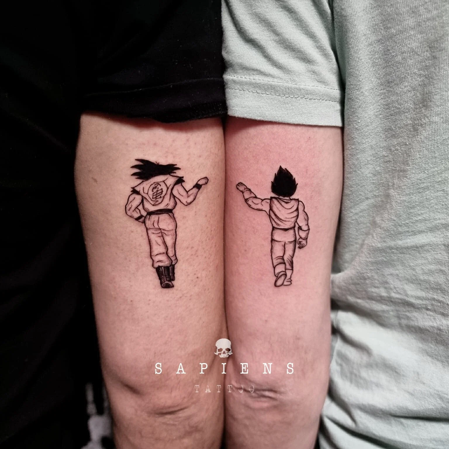 tatuaj matching inspirat din animul naruto shippuden