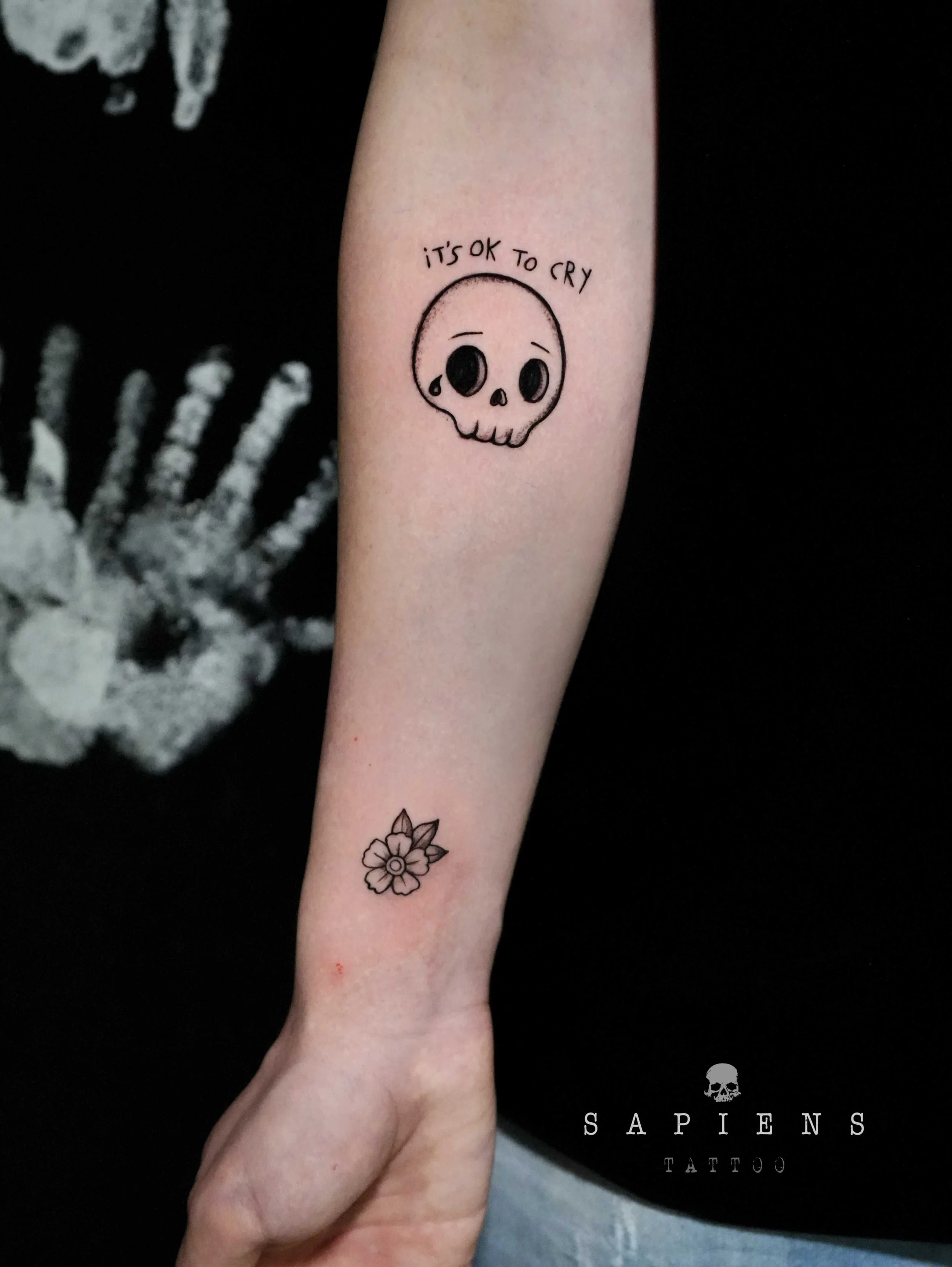 tatuaje mici pentru baieti realizate pe antebrat interior