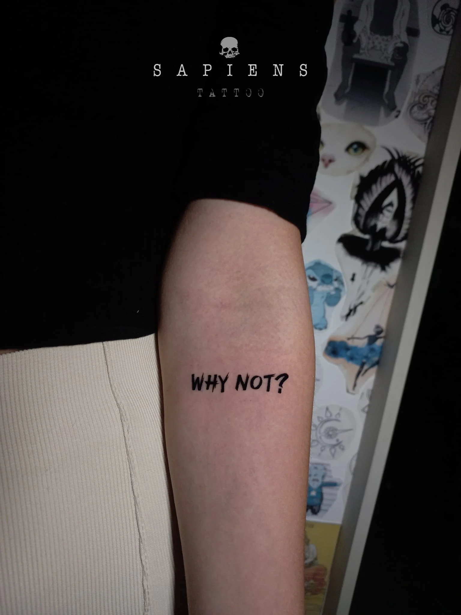 tatua simplu si mic pe antebrat interior