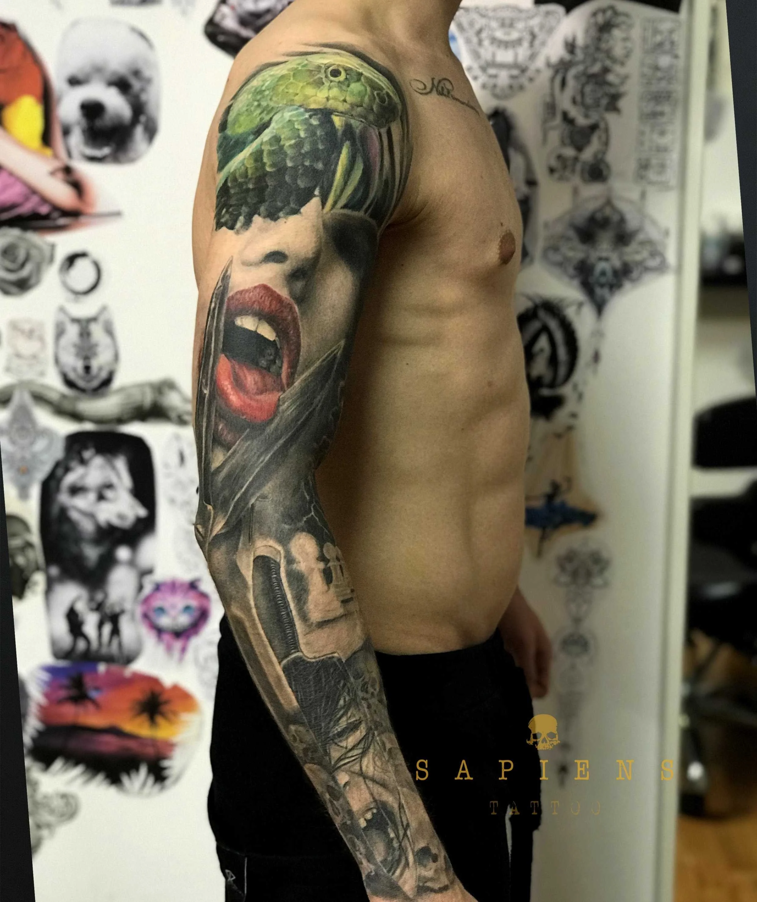 tatuaj pentru baieti full sleeve tattoo