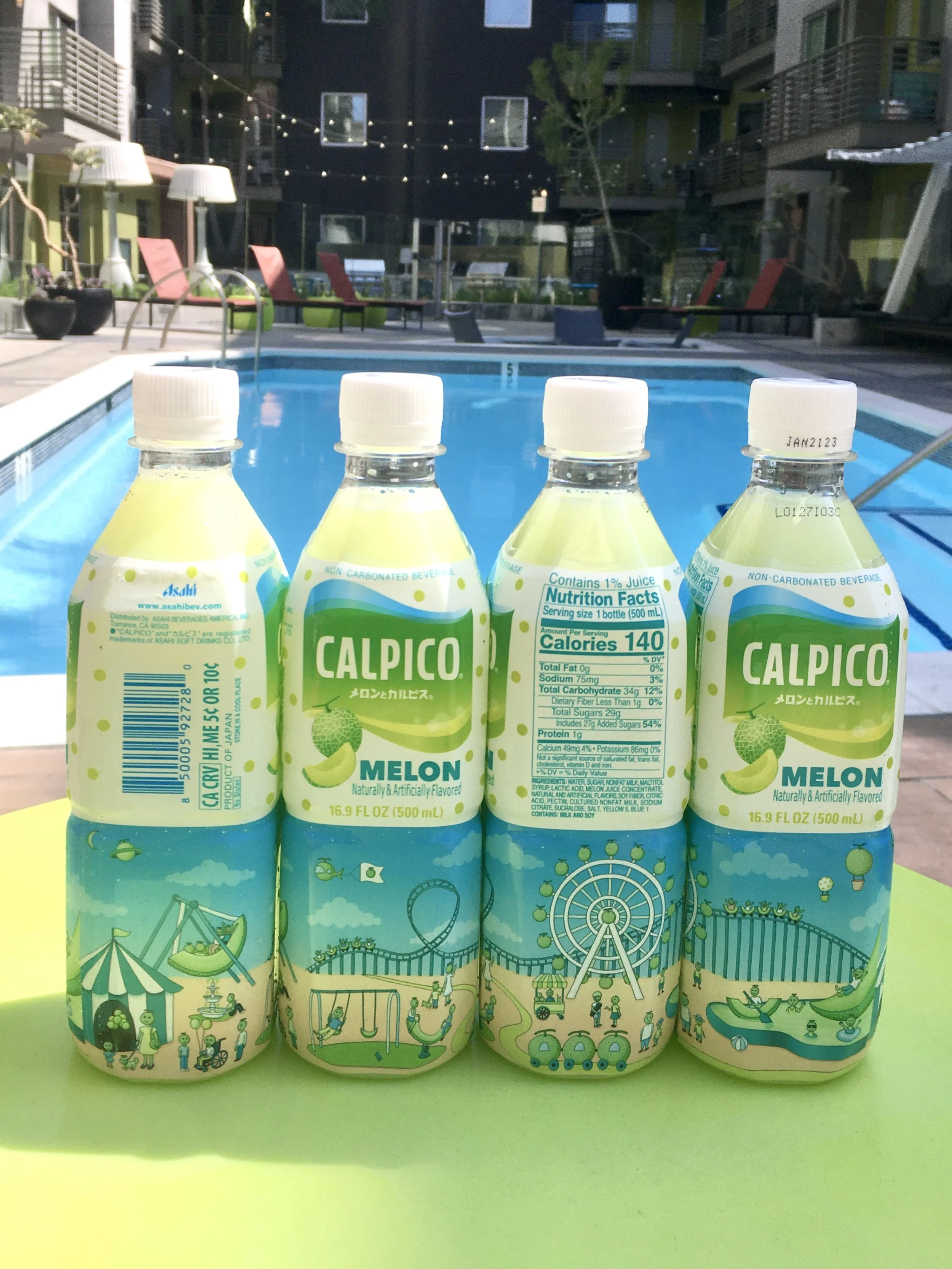 Melon Calpico Bottle Design — Sophie Shimazu Art