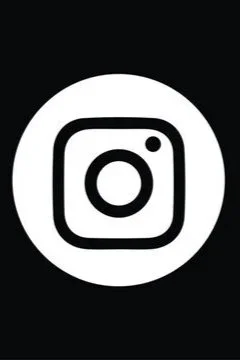 Instagram-Logo vor schwarzem Hintergrund