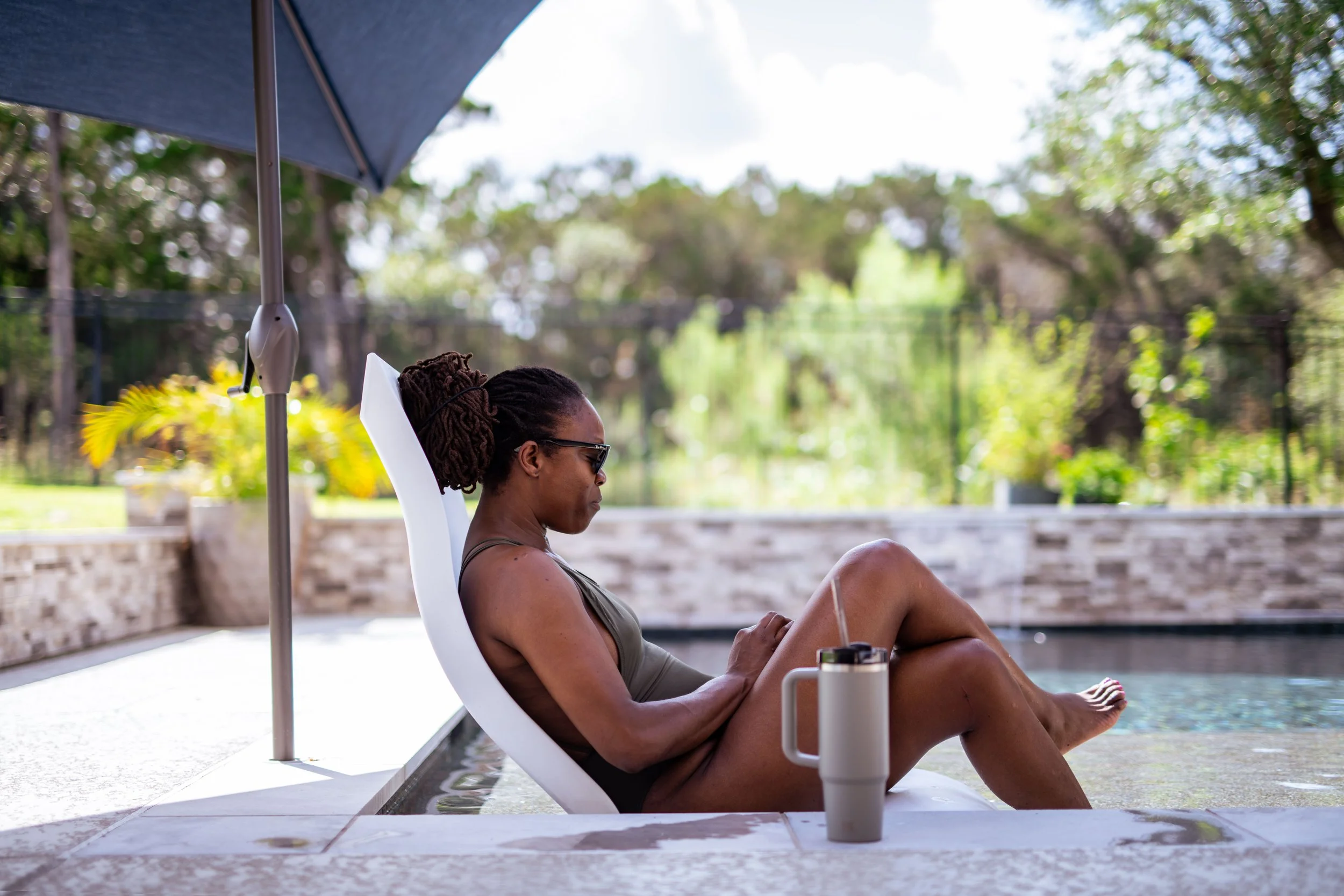 Pool side shade