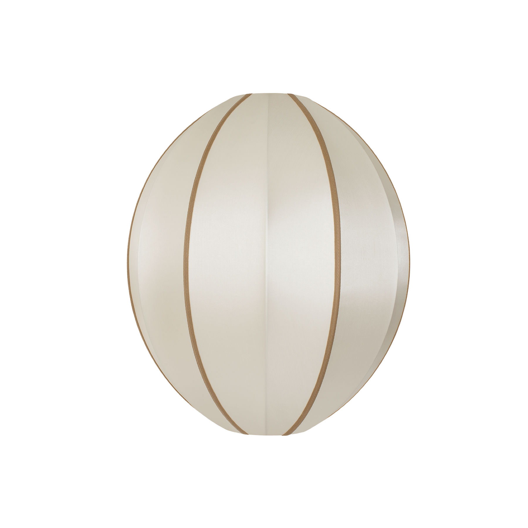 Oval Pendant Offwhite Amber