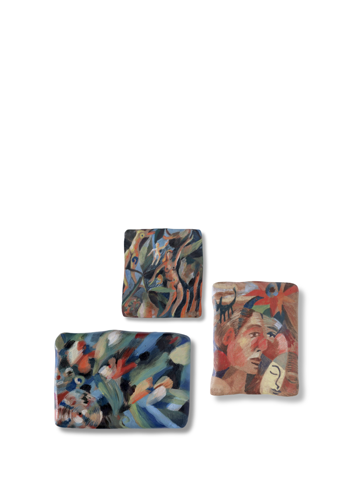 ‘Ceramic Paintings I - III’ — Natalie Bessell