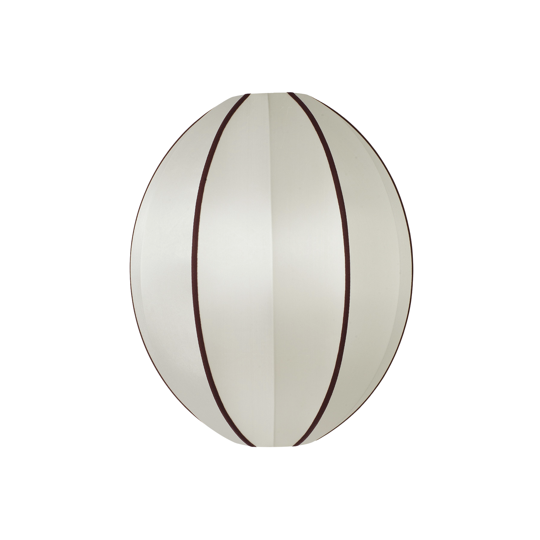 Oval Pendant Offwhite Bordeaux