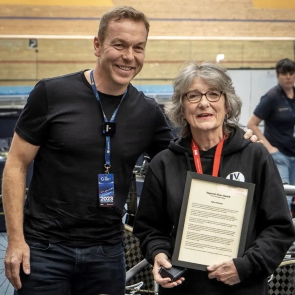 Big congratulations to our head coach, @katetrauma , who received a Regional Silver Award for her coaching roles and commitment to promoting youth cycling.