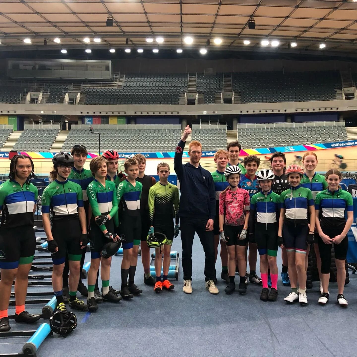 When @ed.clancy appears at a track session, a group photo is a must!! Thanks for being awesome Ed 🎉