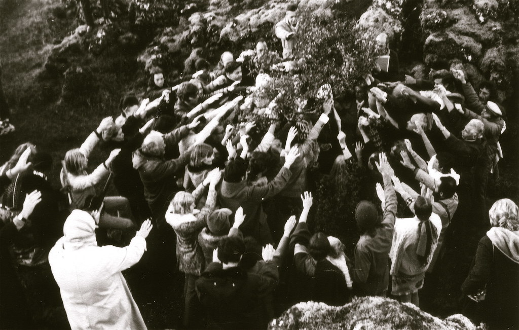    Stanislav Grof’s 1972 wedding to    ‘Jiko’ Joan Halifax    in Iceland  