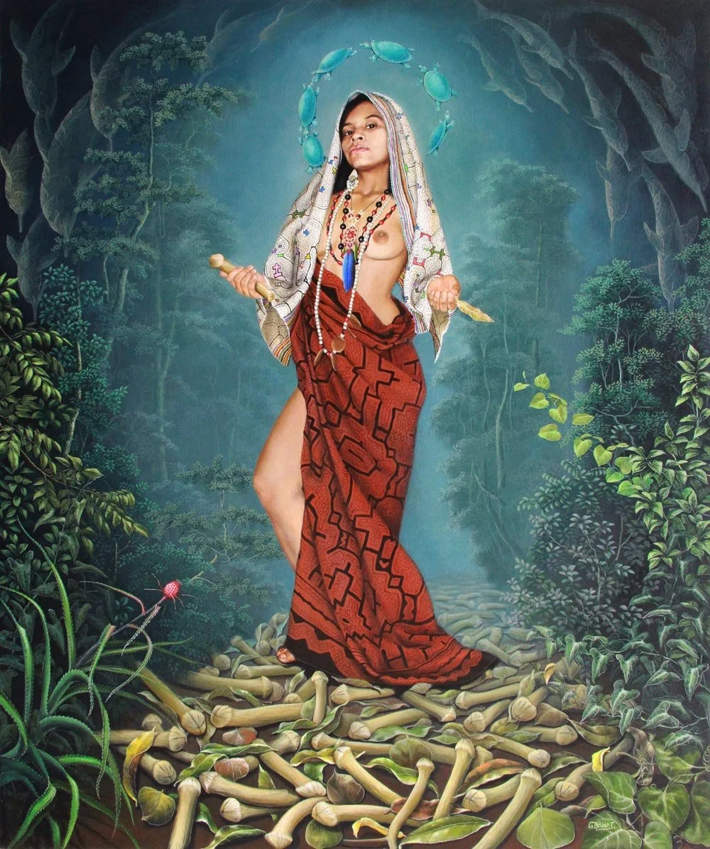   Graciela Arias Salazar, ‘La Virgen del Capinurí  out of    @centro_selva_arte_y_ciencia    via    Antricion    gallery in Zurich  