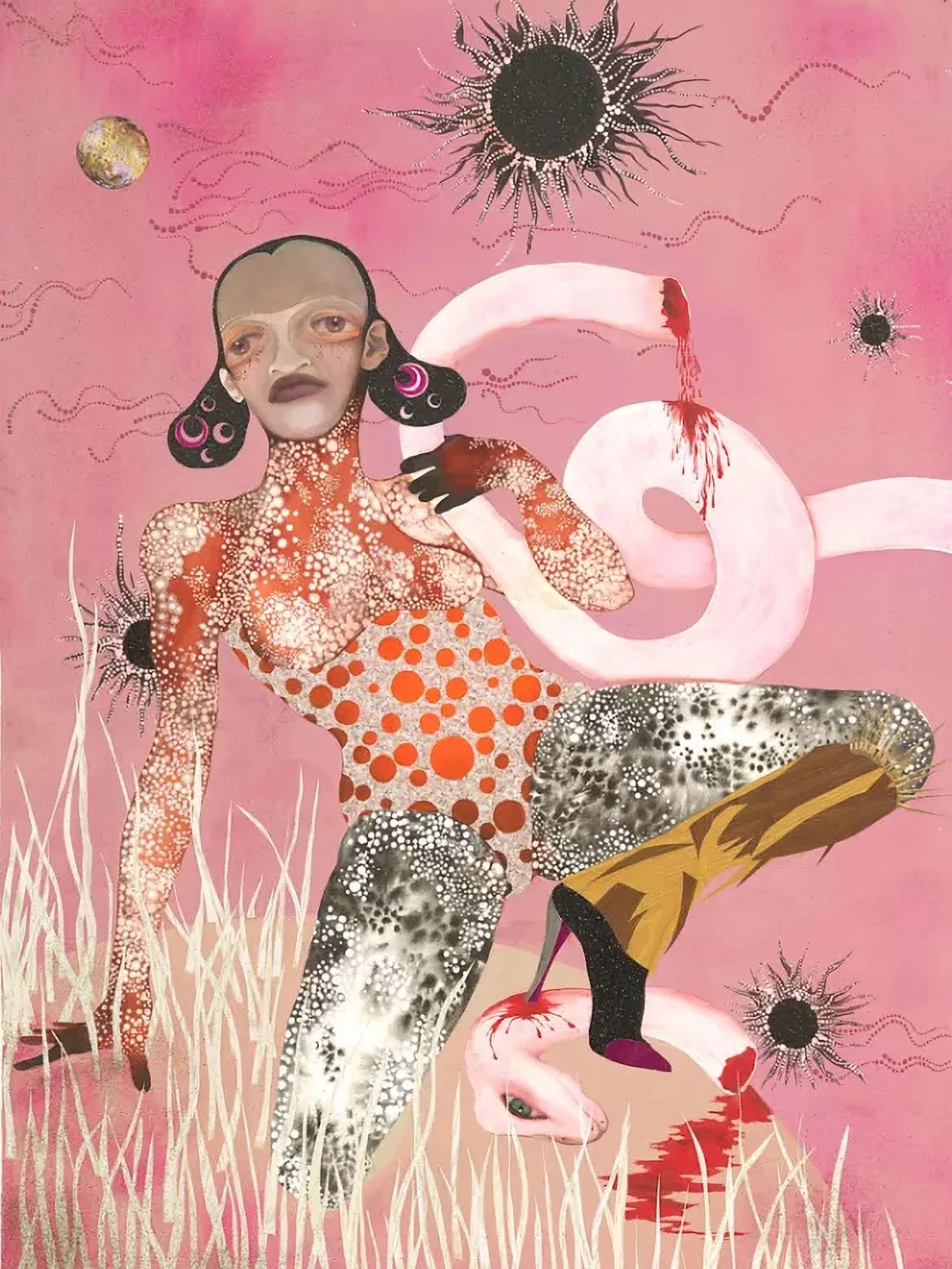     Wangechi Mutu, ‘Yo Mama’ showing at      Intertwined, the New Museum, NYC till 4 June    