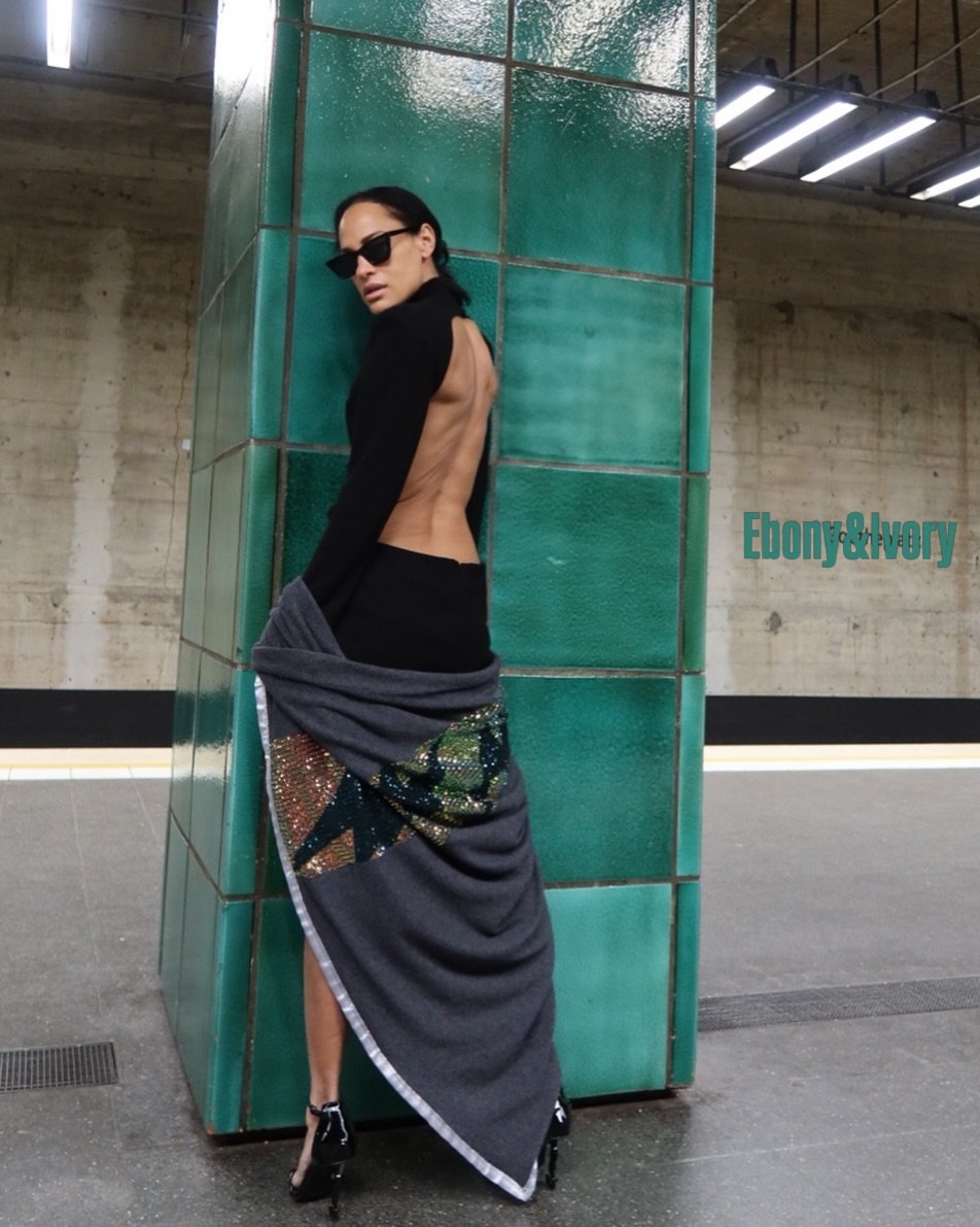 #ebonyandivoryscarfs #ootd #fashionable #editorial #streetstyle