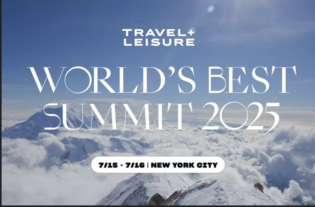 Excited to share that I&rsquo;ll be attending the Travel + Leisure World&rsquo;s Best Summit this summer! 🌍✈️

Will be in NYC July 15&ndash;16 for two inspiring days of travel talks, industry insights, and meaningful connections. Can&rsquo;t wait to