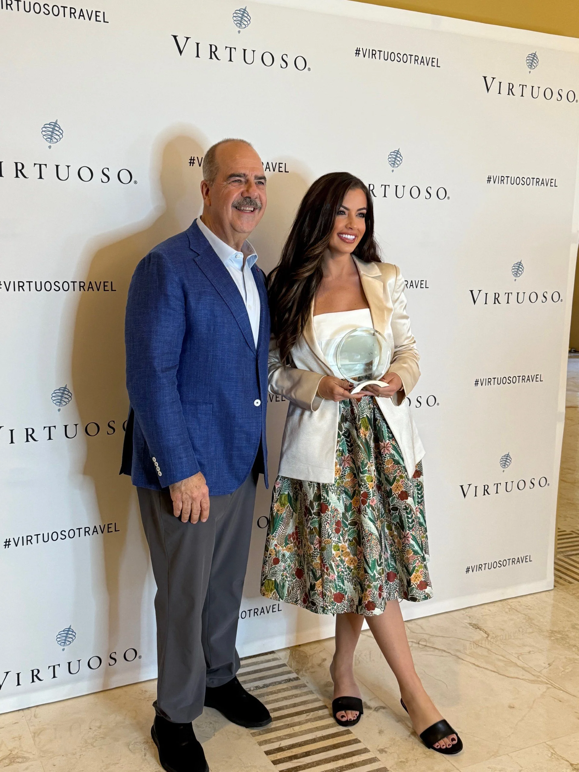 Virtuoso Honors Empress Travel Club with a U.S. Regional Award for Top Producing Specialty Member in Recognition of Their Exceptional Contribution