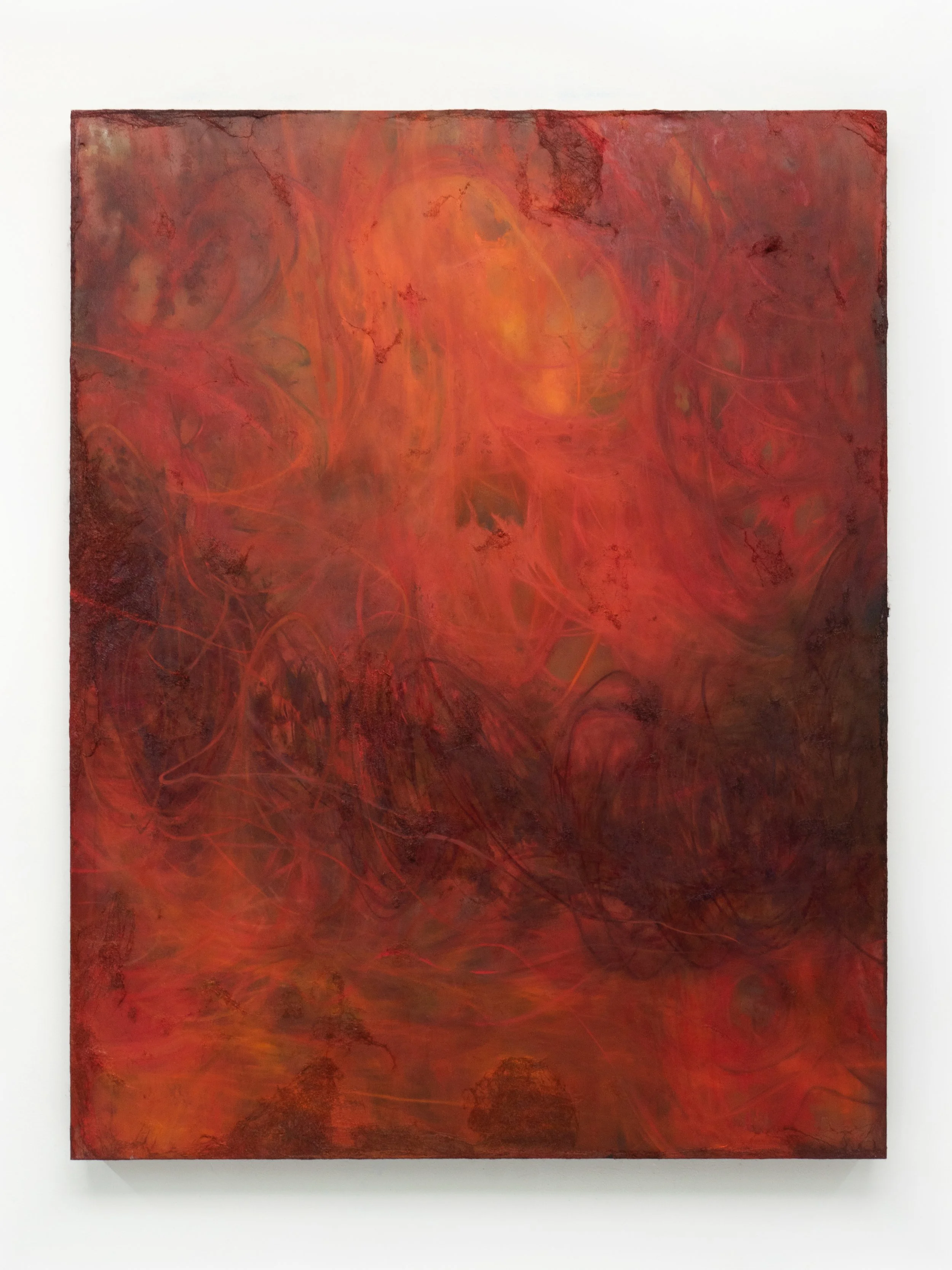 ‘𝘀𝗲𝗹𝗳-𝗽𝗼𝗿𝘁𝗿𝗮𝗶𝘁’ 
oil and mixed media on organza
90x70cm, 2026