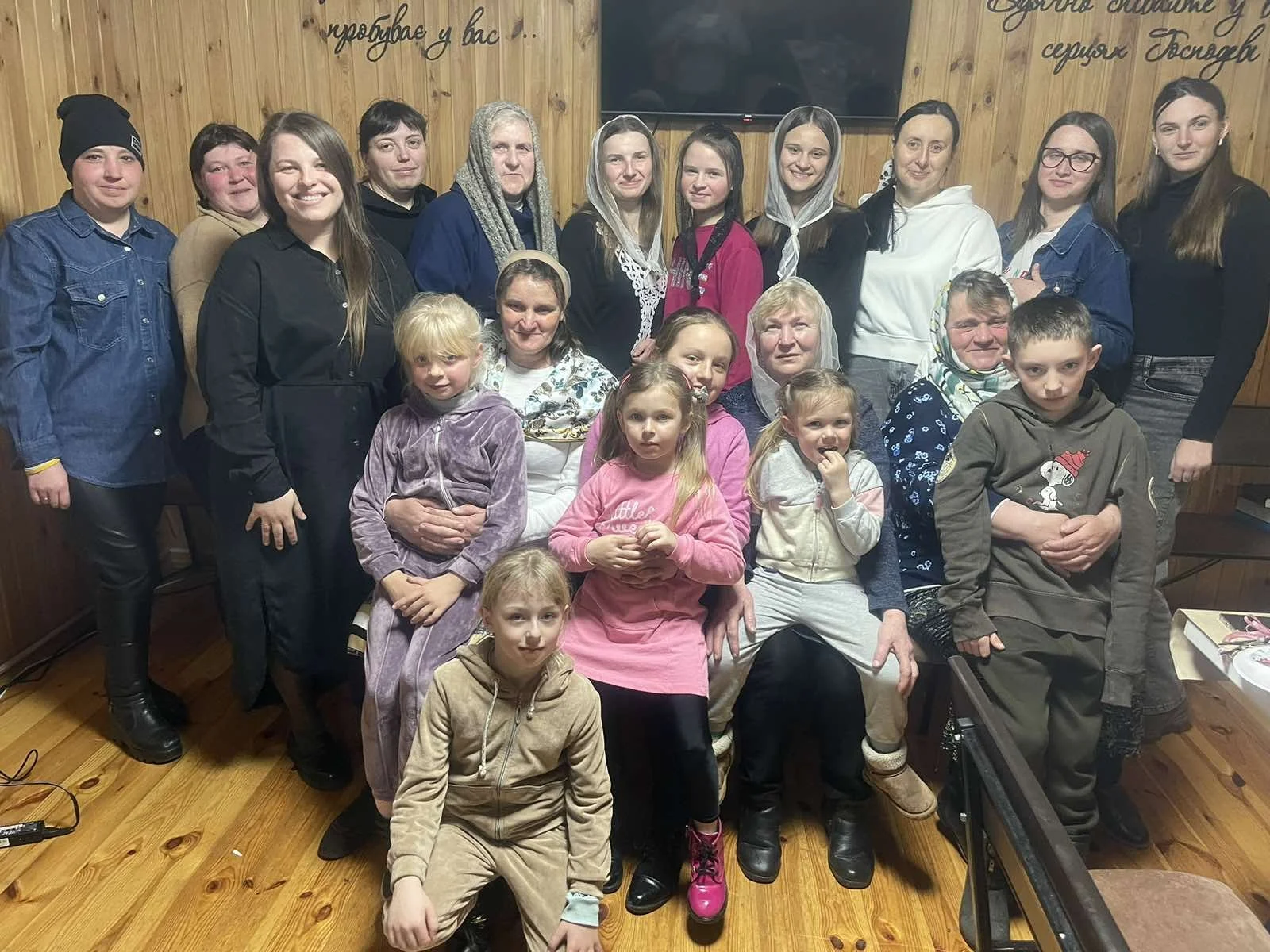 Group of sisters with missionaries