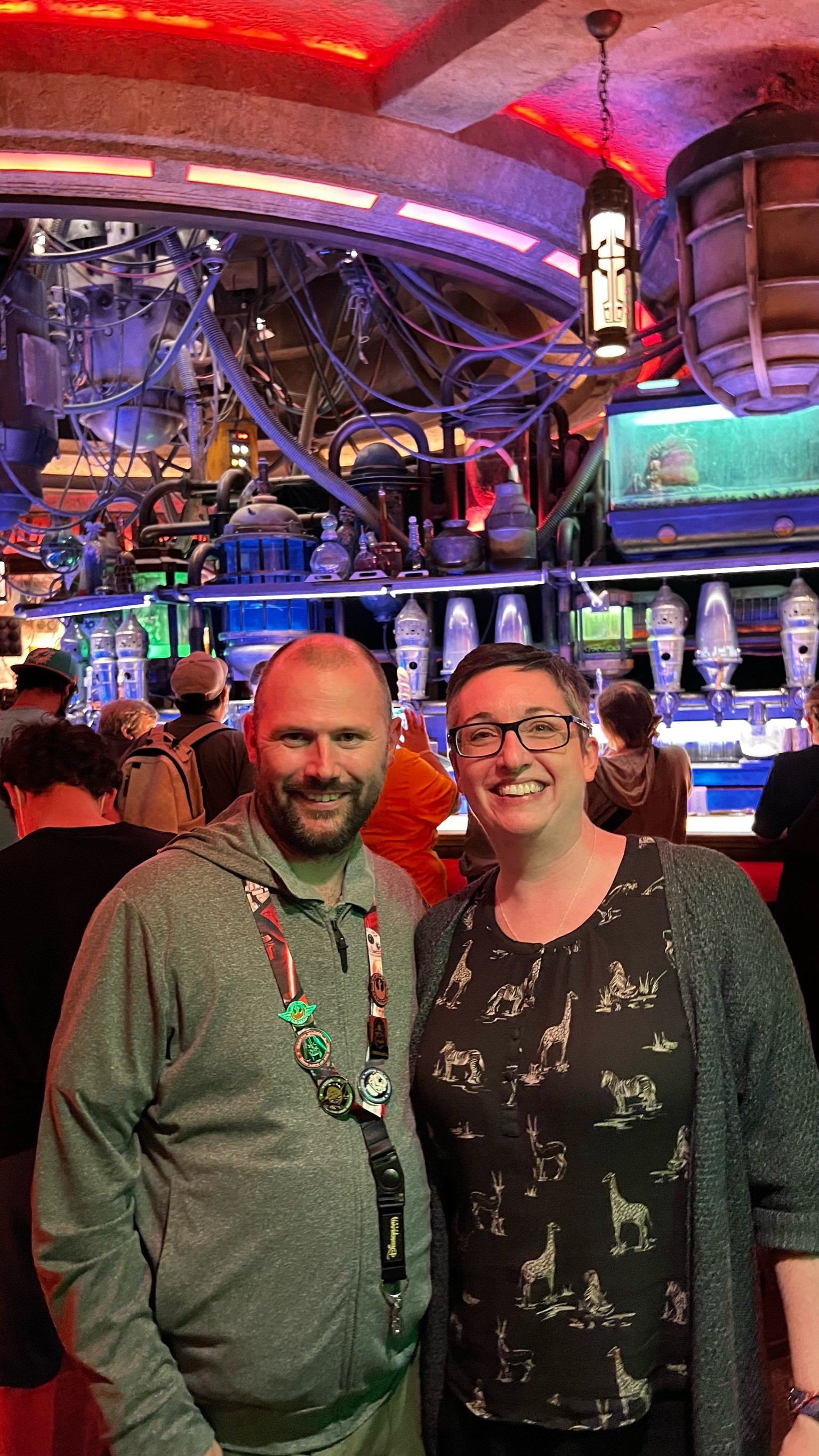 inside Ota's cantina at Hollywood Studios
