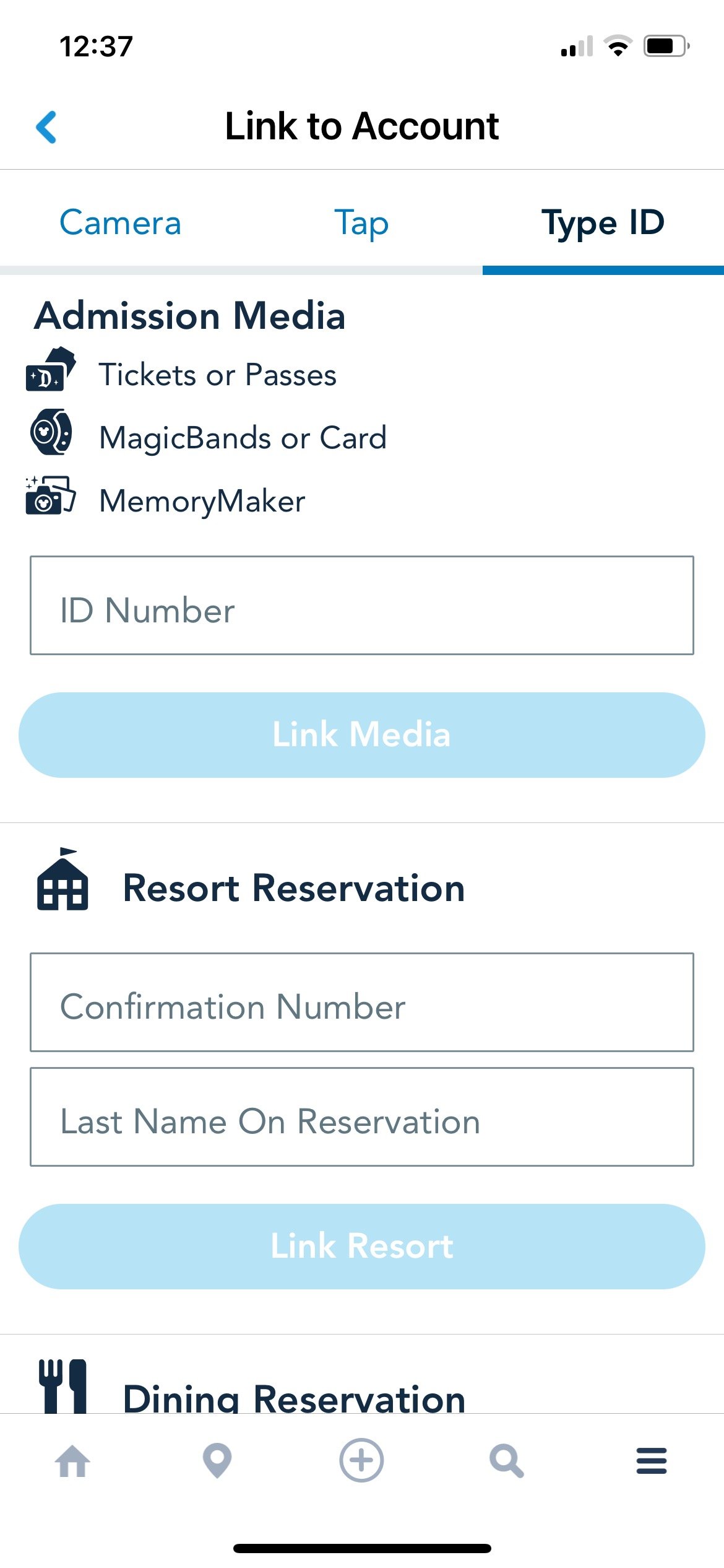 Disney World App & Park Reservations — Berryman Adventures