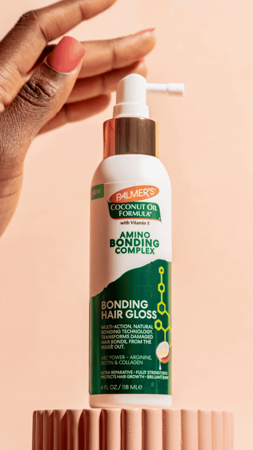 Palmers Boning spray in Professional photography for beauty and haircare brands in London and Paris