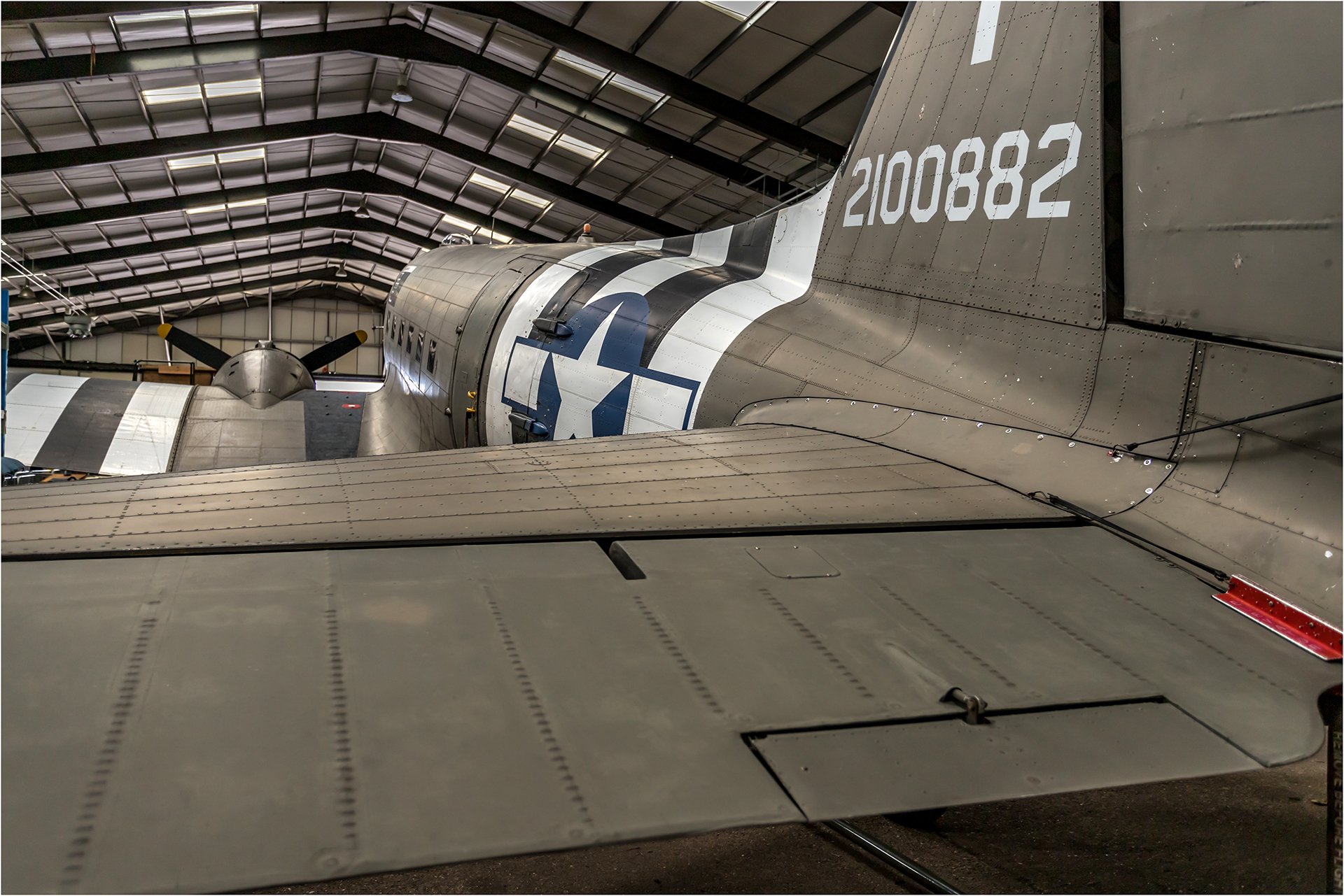 DC-3 Dakota in Hanger.jpg