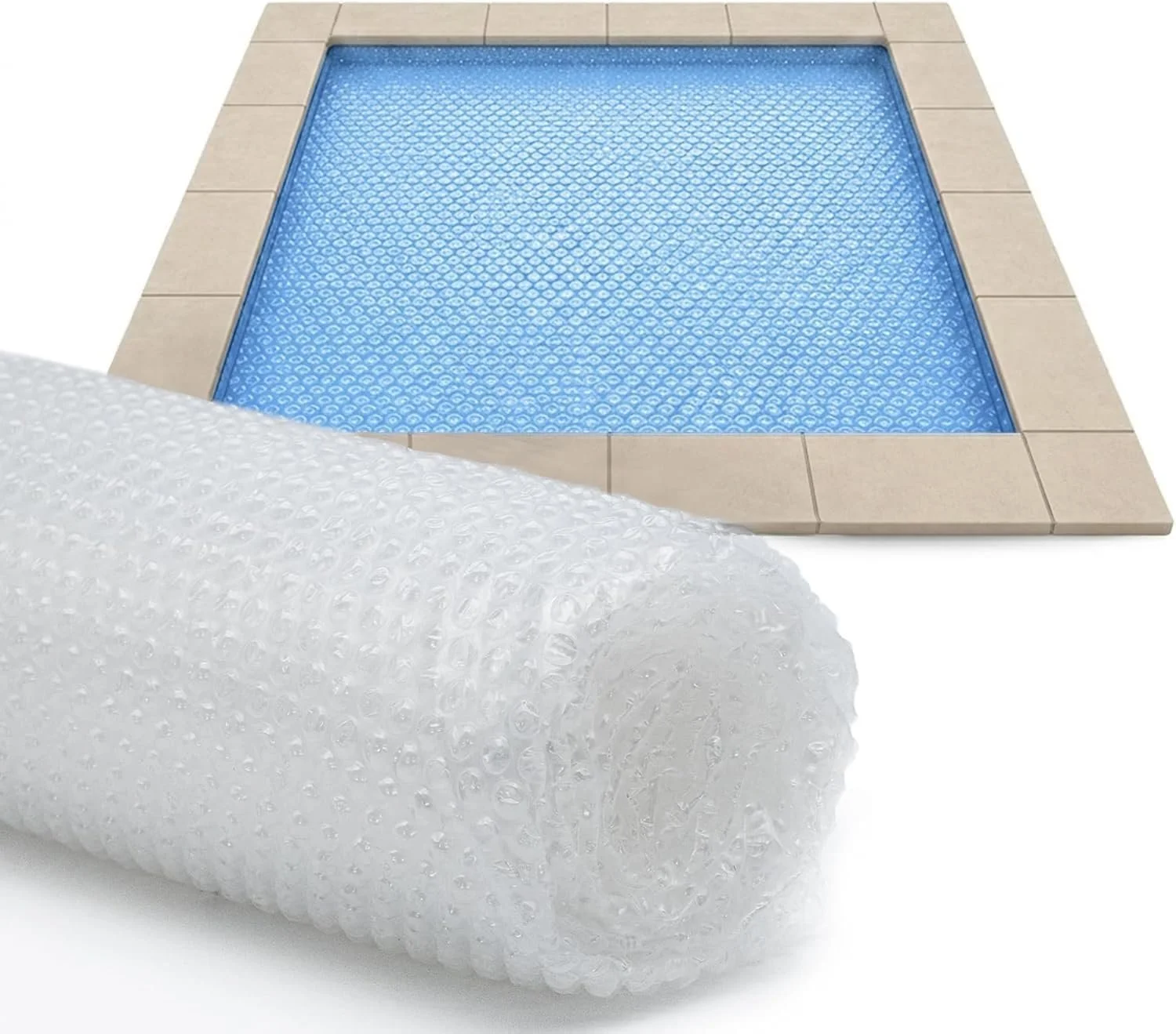 The solar blanket we use to keep the pool warm during the cooler months.