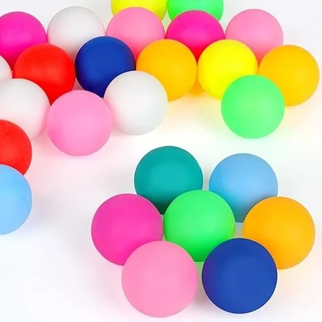 Multicolored balls used in Minnow & Me and littles.