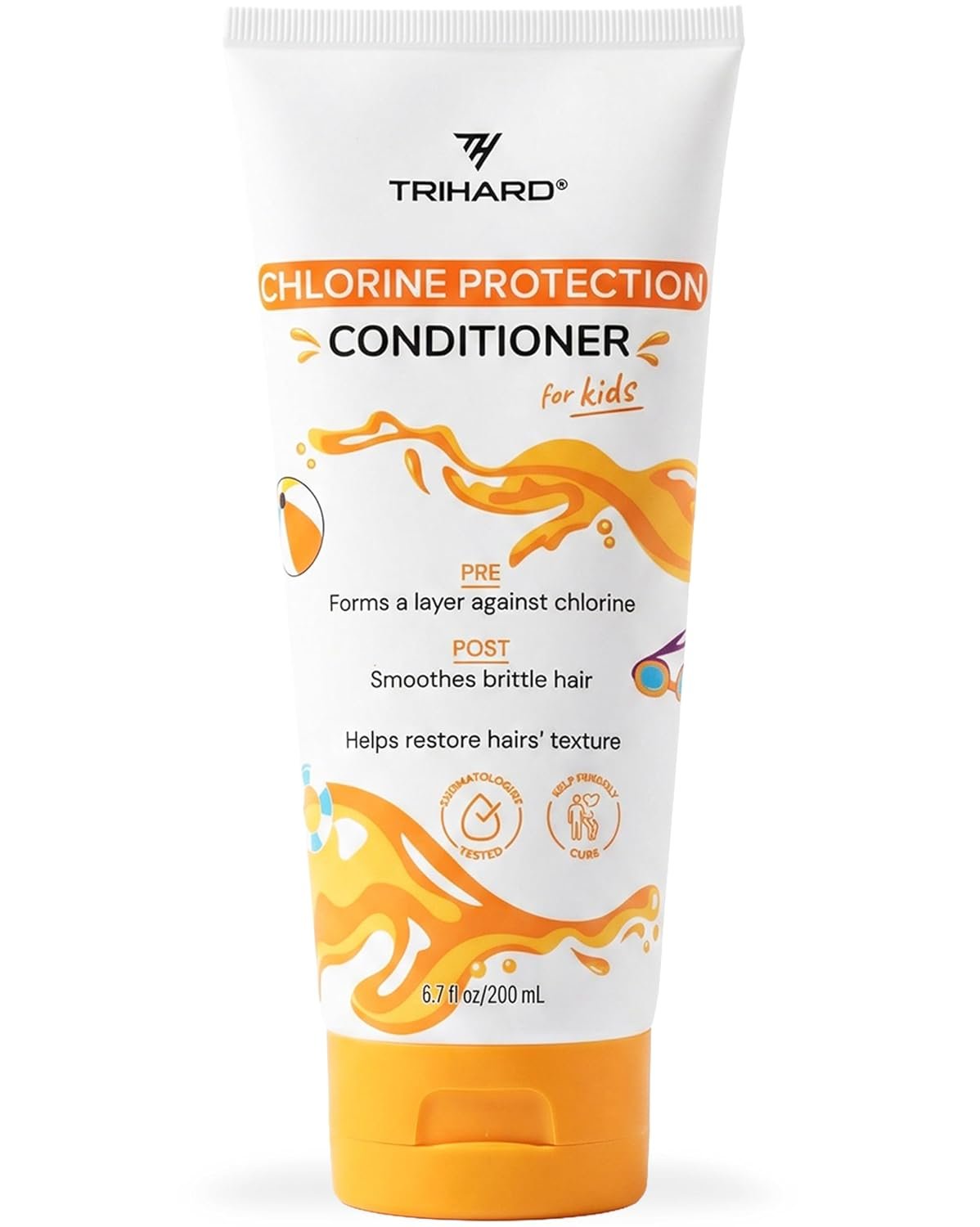Protect your child's hair from chlorine with this pre and post-swim conditioner
