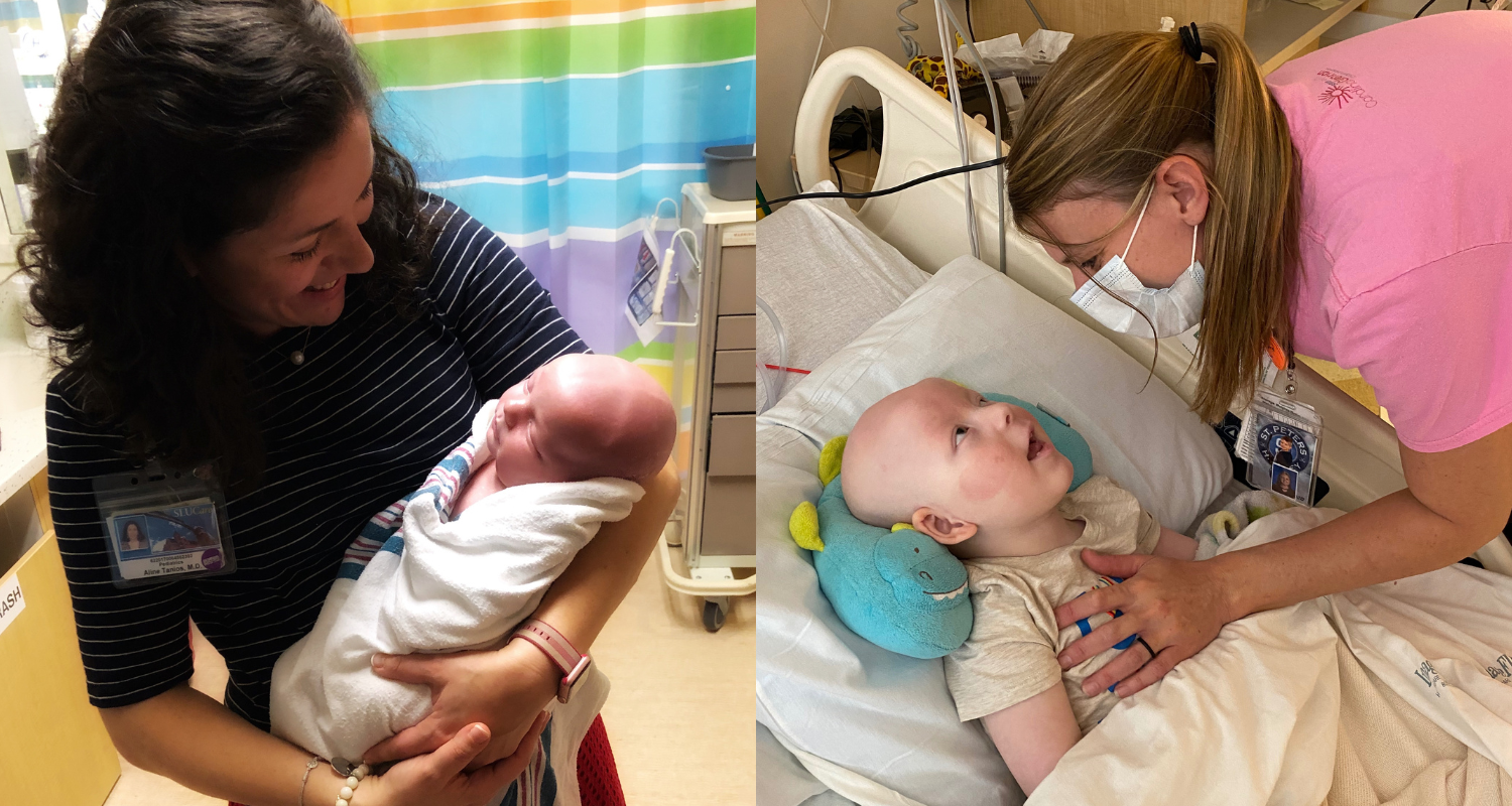 Two beloved medical professionals who helped Erica Stearns to heal and grow as a caregiver.