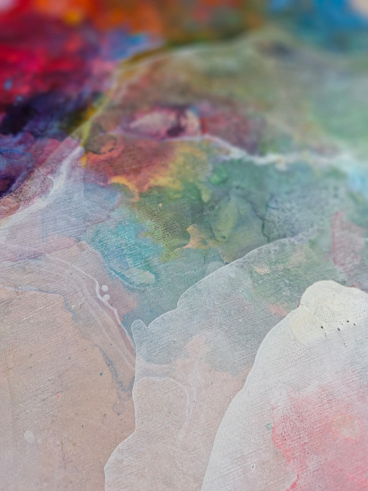 artstudioaparna abstract art cascade-1. Colourful abstract art.