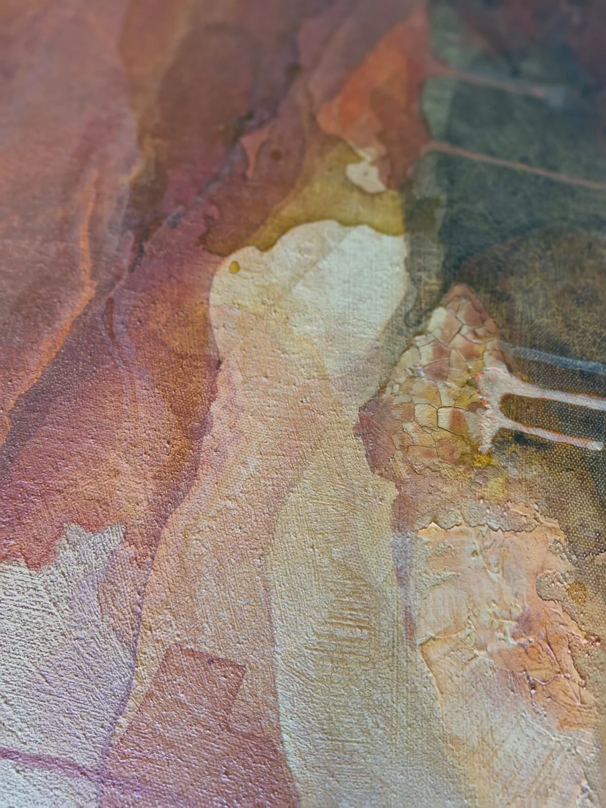 artstudioaparna abstract art Mrida series. Abstract, textural art in earth tones.