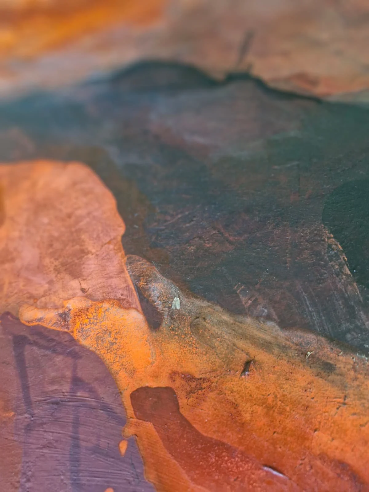 artstudioaparna abstract art Mrida series. Abstract, textural art in earth tones.