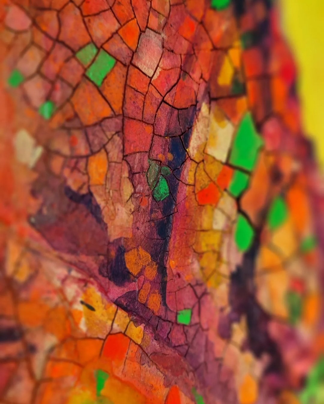 Sanctuary is a representational painting with mixed media colours on canvas