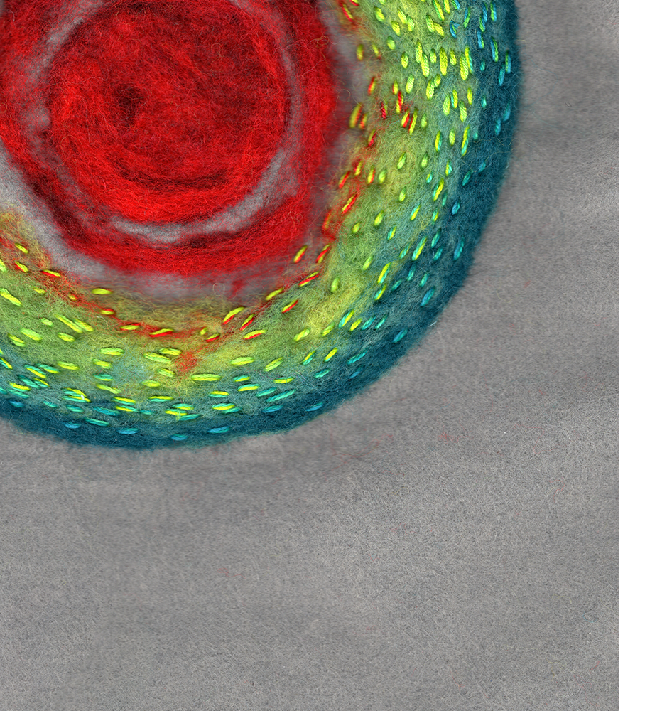 Crimson Garnet Helix - Detail Image 2