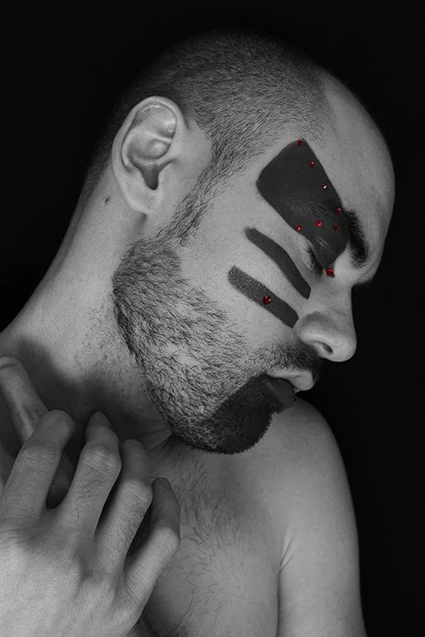 From the book - The [Masc] We Wear -Rubies - Studio Self-Portrait Digital Photography