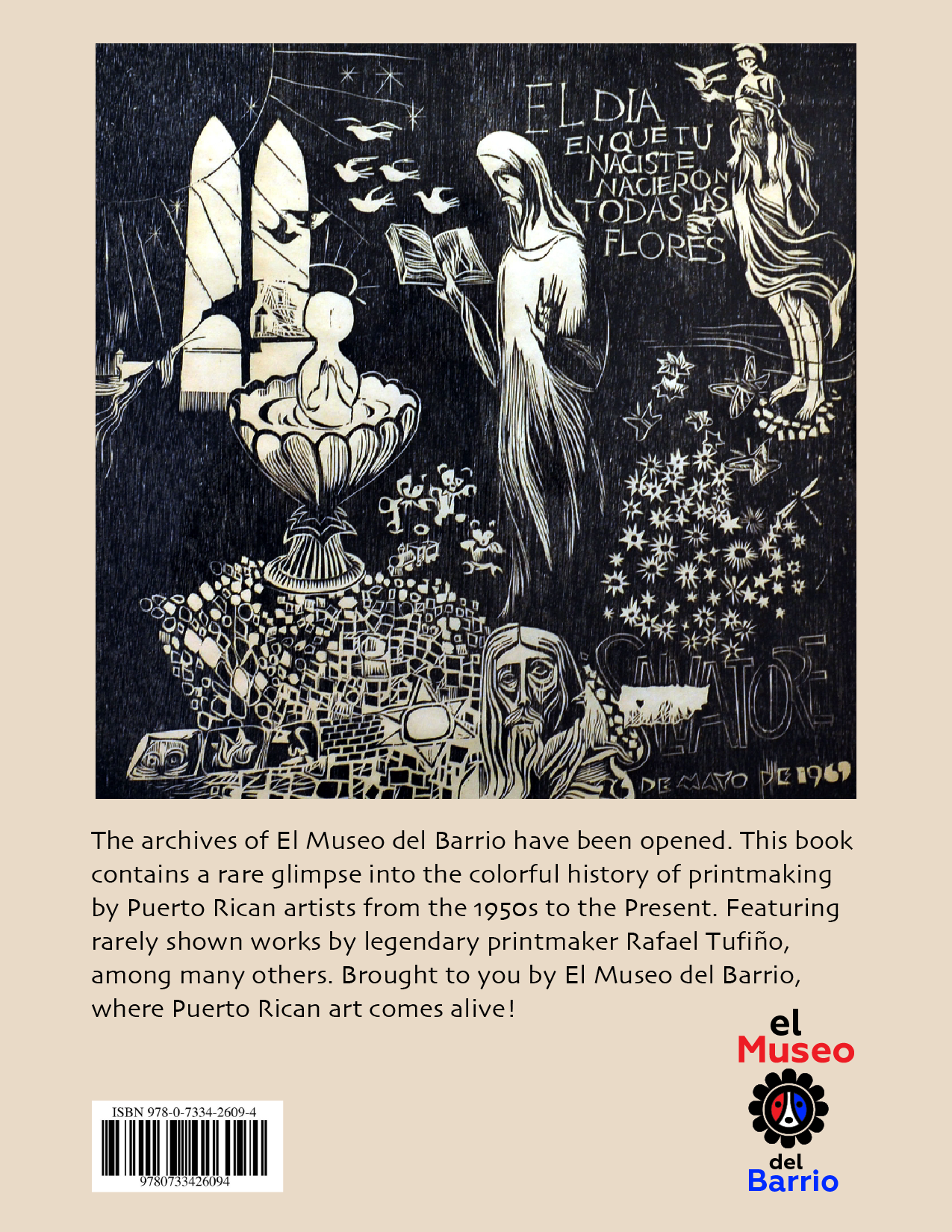 Sample Exhibition Book Back Cover for El Museo del Barrio
