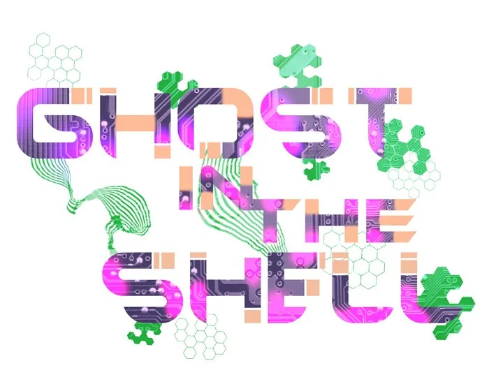 Self-initiated logo rebrand for Ghost in the Shell. This is such an iconic manga and anime that I wanted to try making my own version of the logo, one that alludes to the themes of the story. I used hints of bright pink to allude to the lights of Neo